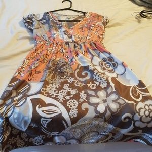 Paisley empire waist dress/tunic